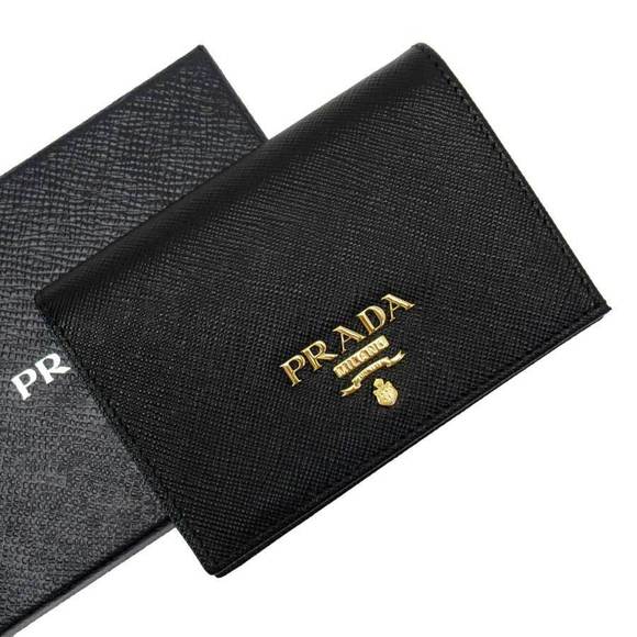 Prada Black leather Wallet Saffiano - Picture 1 of 3